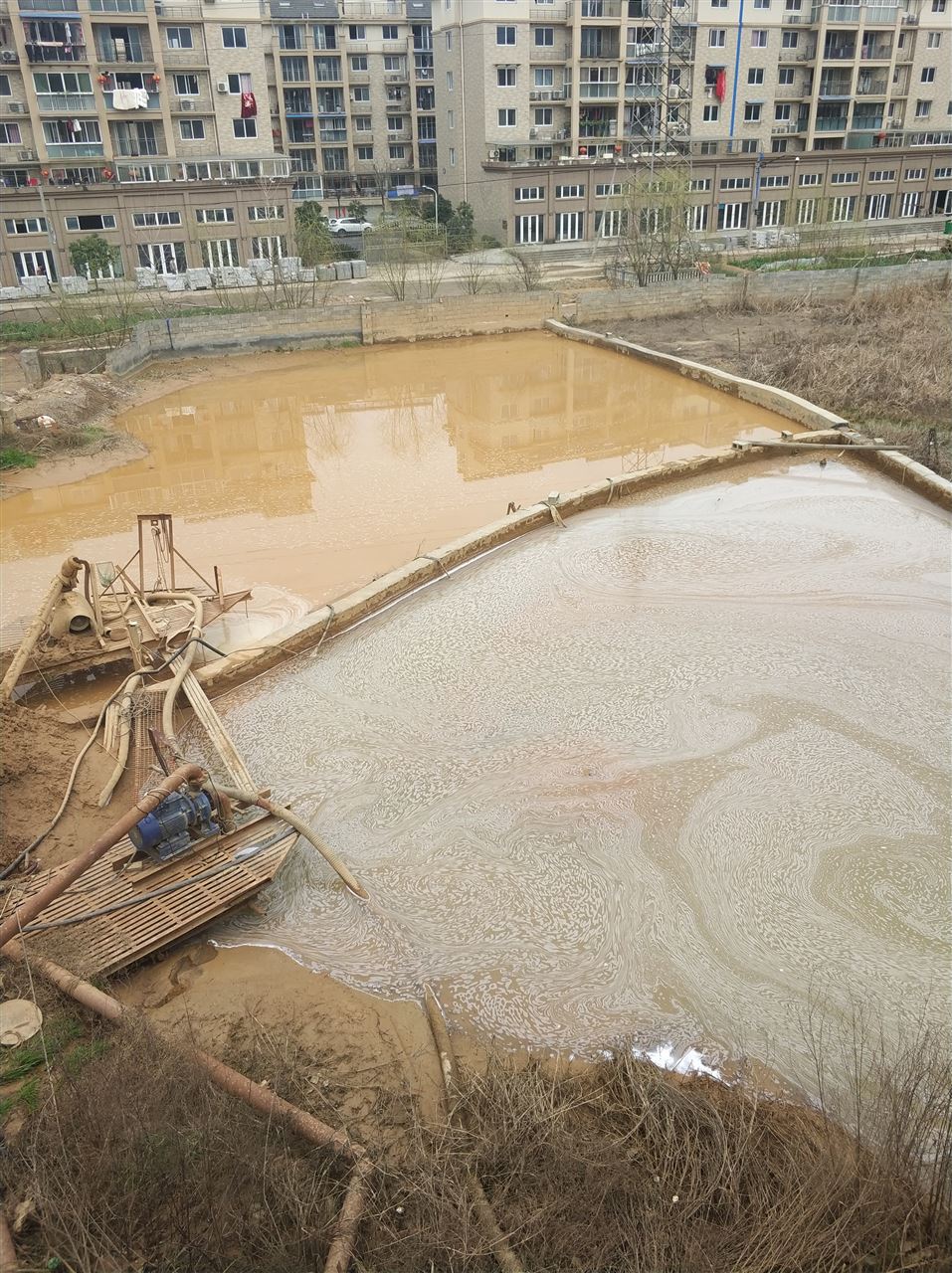 信州沉淀池淤泥清理-厂区废水池淤泥清淤
